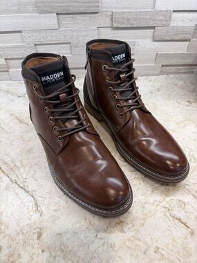 Lace Up / Side Zip Boot - Taskorn Combat Boot (Men) by Madden